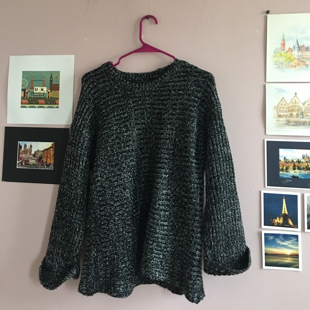 Cozy gray sweater