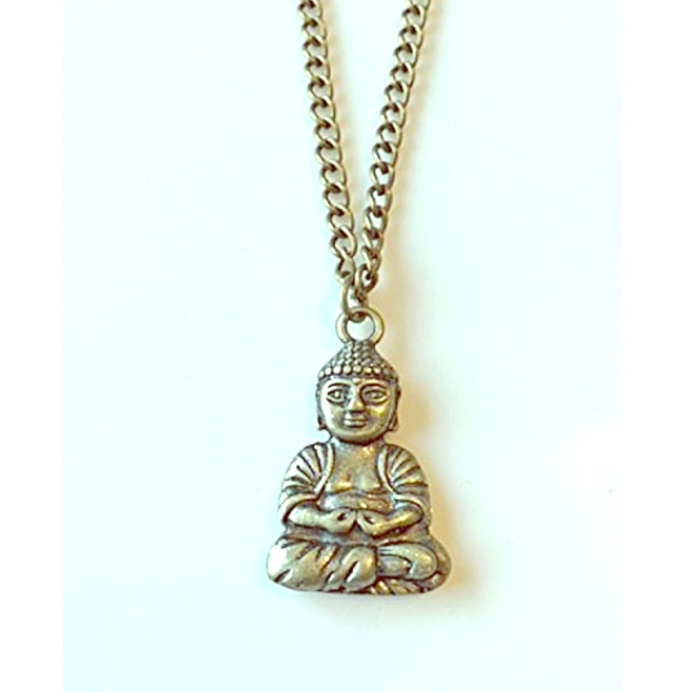 Buddha Pendant Necklace Brass god New Yoga Gift