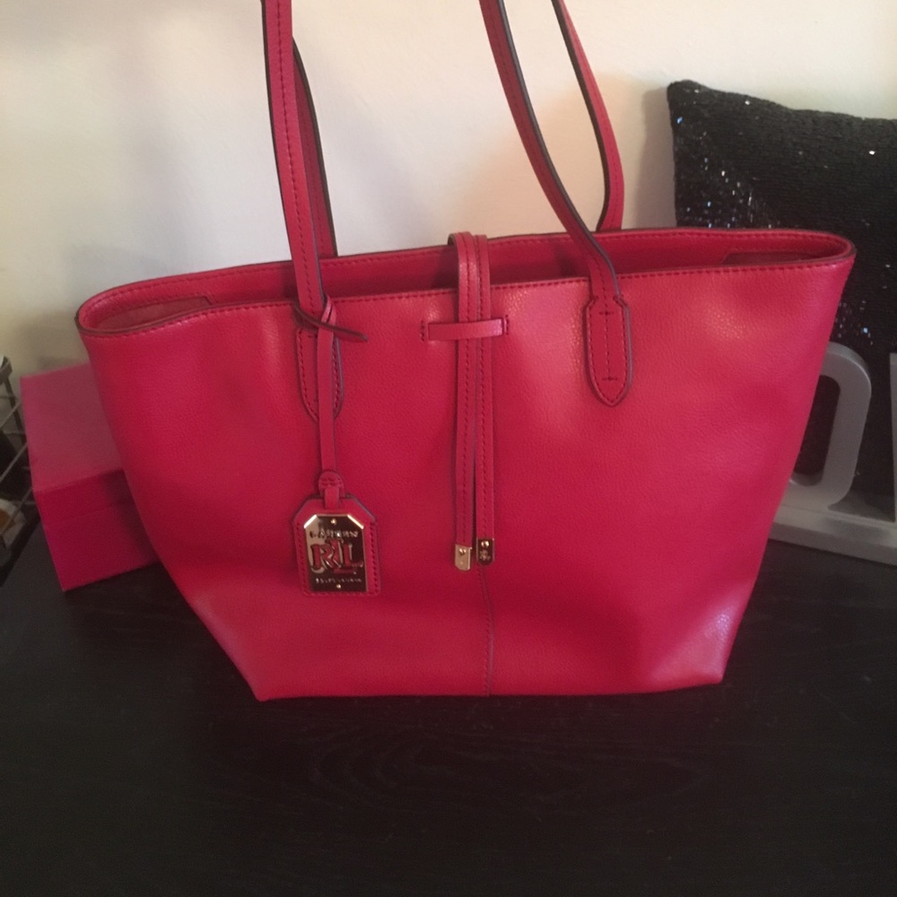 Ralph Lauren Red Purse