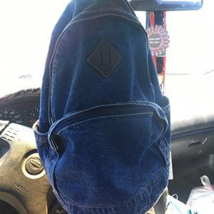 Small denim backpack