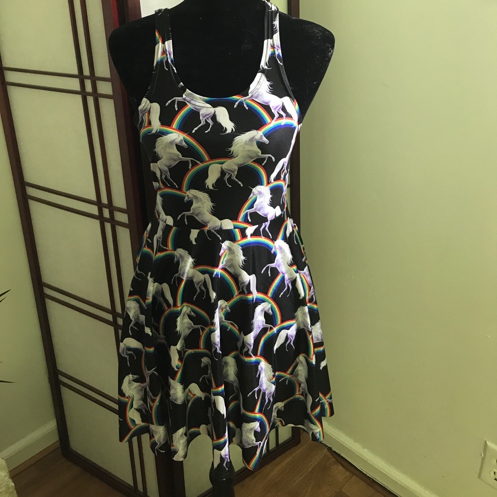 Unicorn rainbow dress🦄🌈