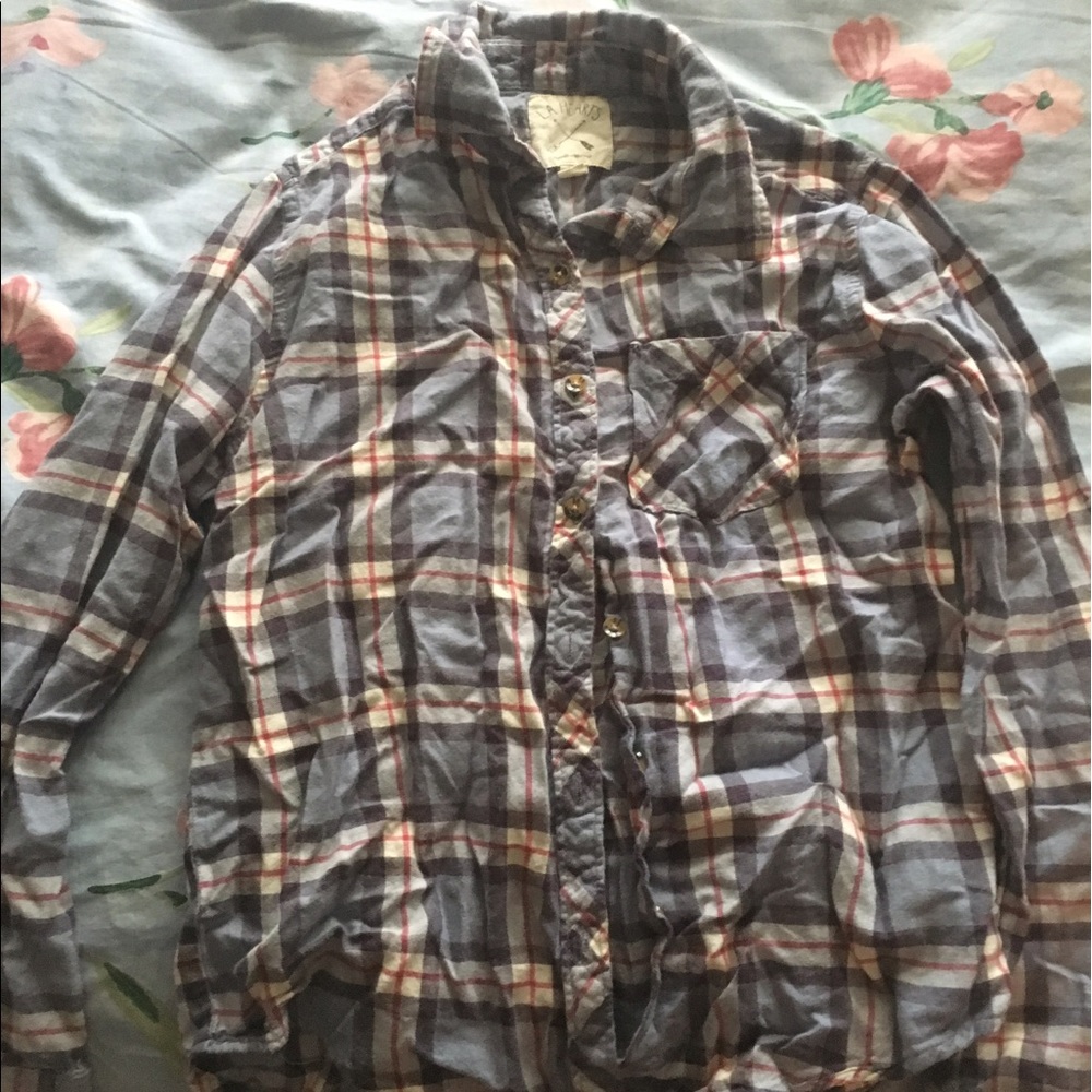 LA Hearts flannel