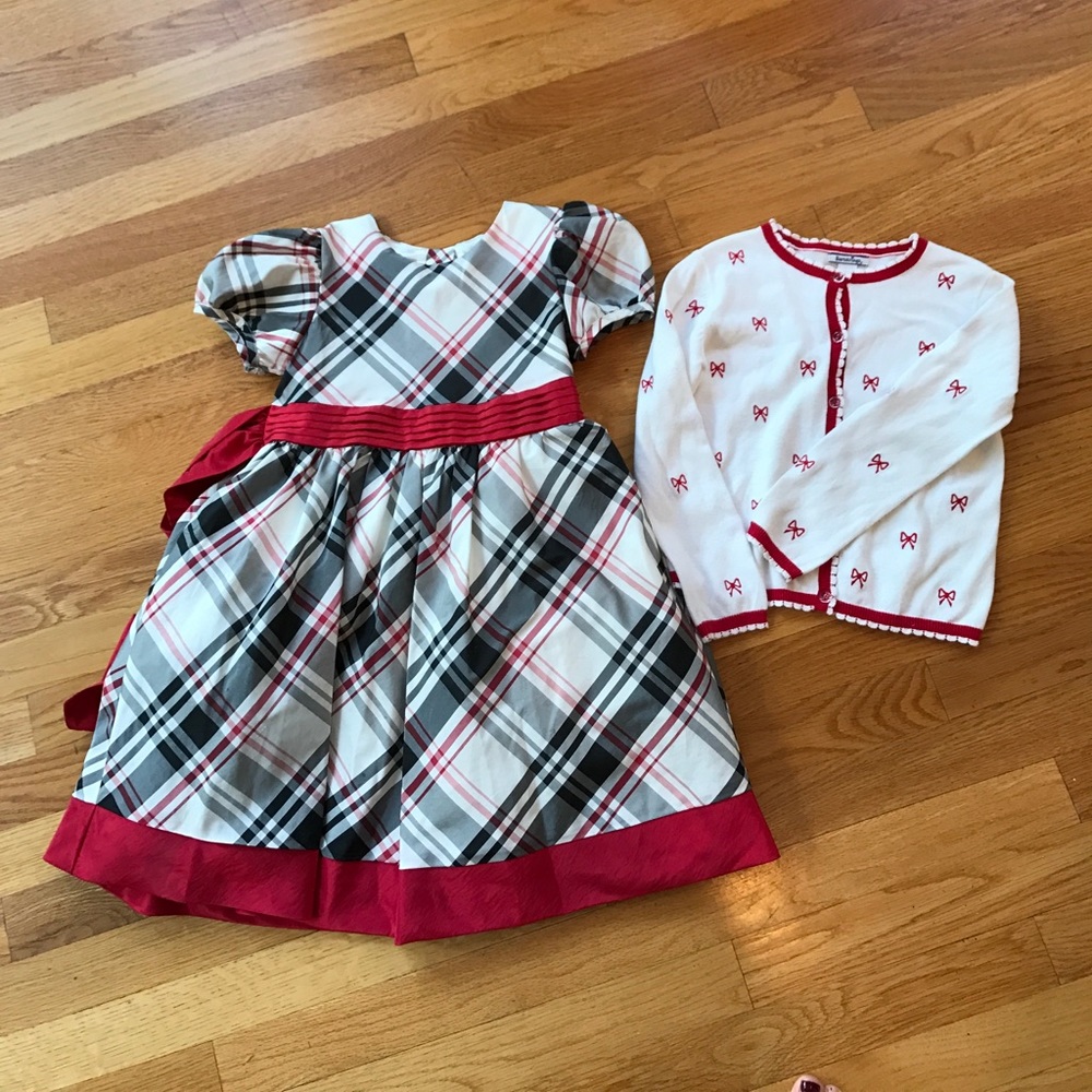 Hartstrings Dress with Cardigan