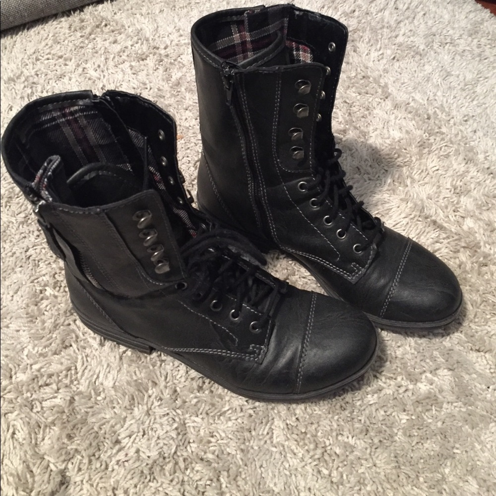 Combat boots!