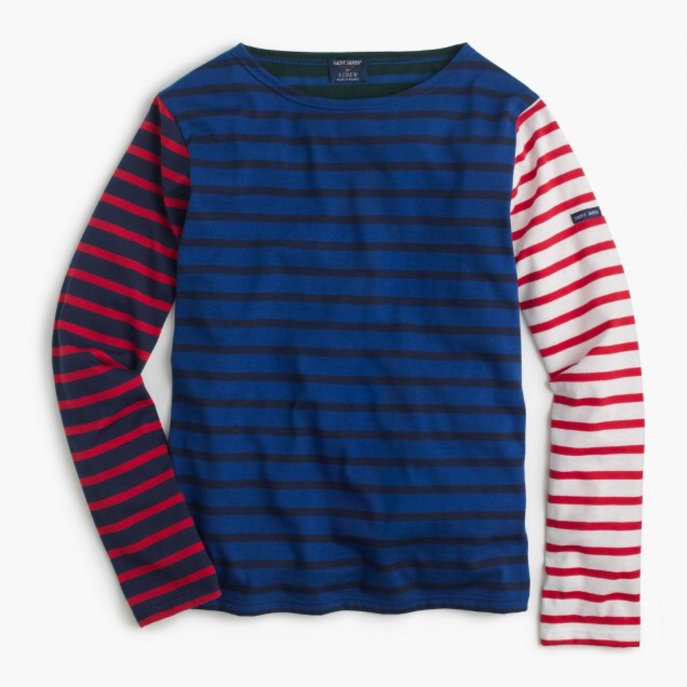 Saint James® for J.Crew colorblock stripe T-shirt