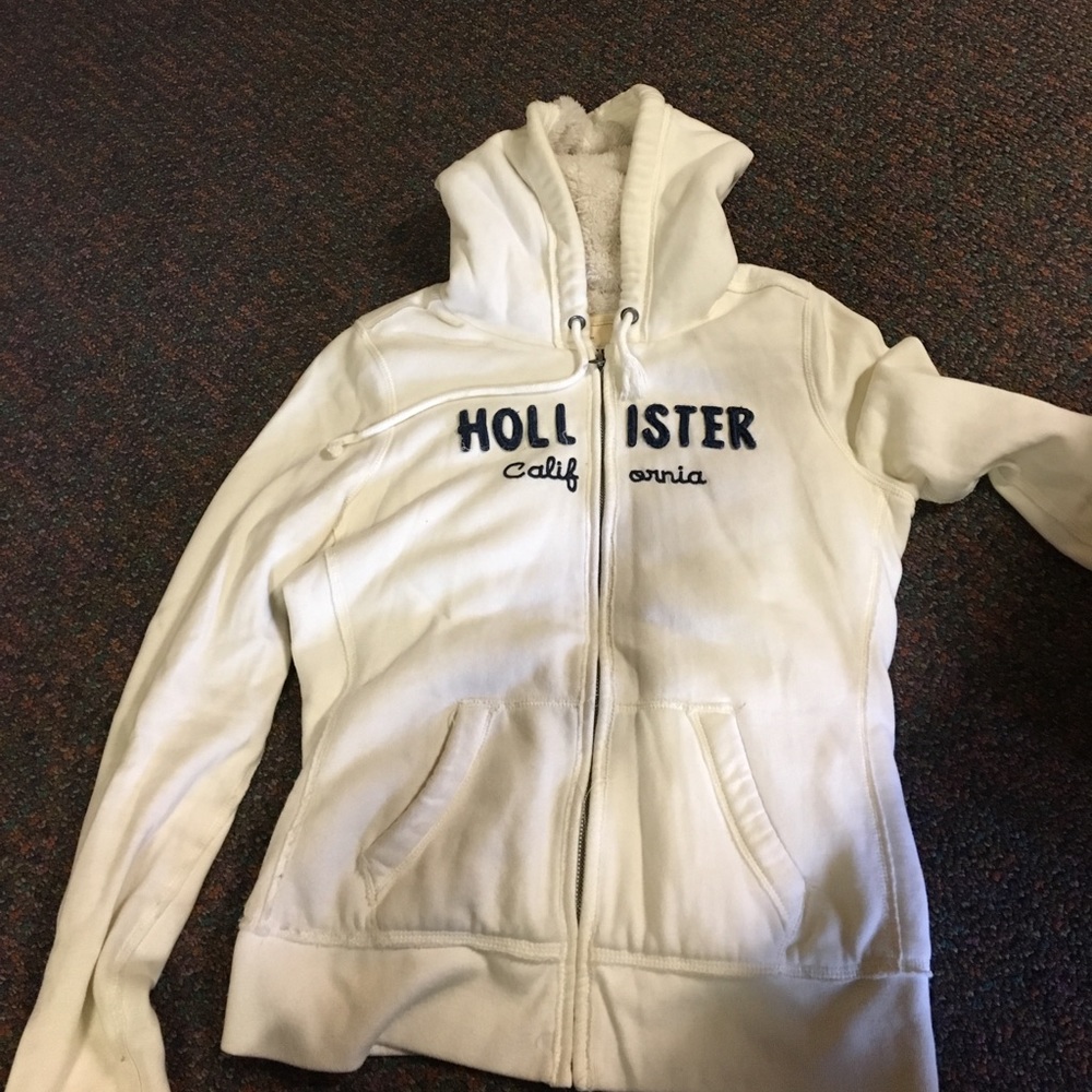 White Hollister Jacket