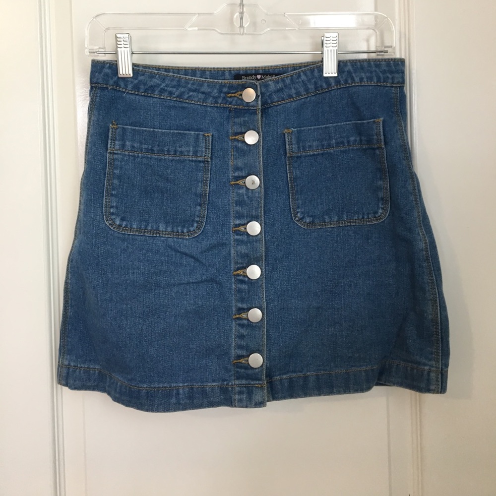 Brandy Melville jean skirt - Picture 1 of 1