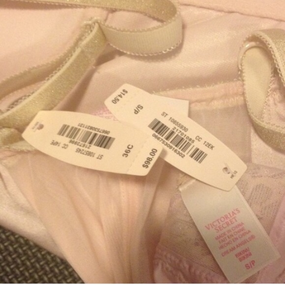 Pink and Gold Corset (add small Panty for $8) - Picture 4 of 4