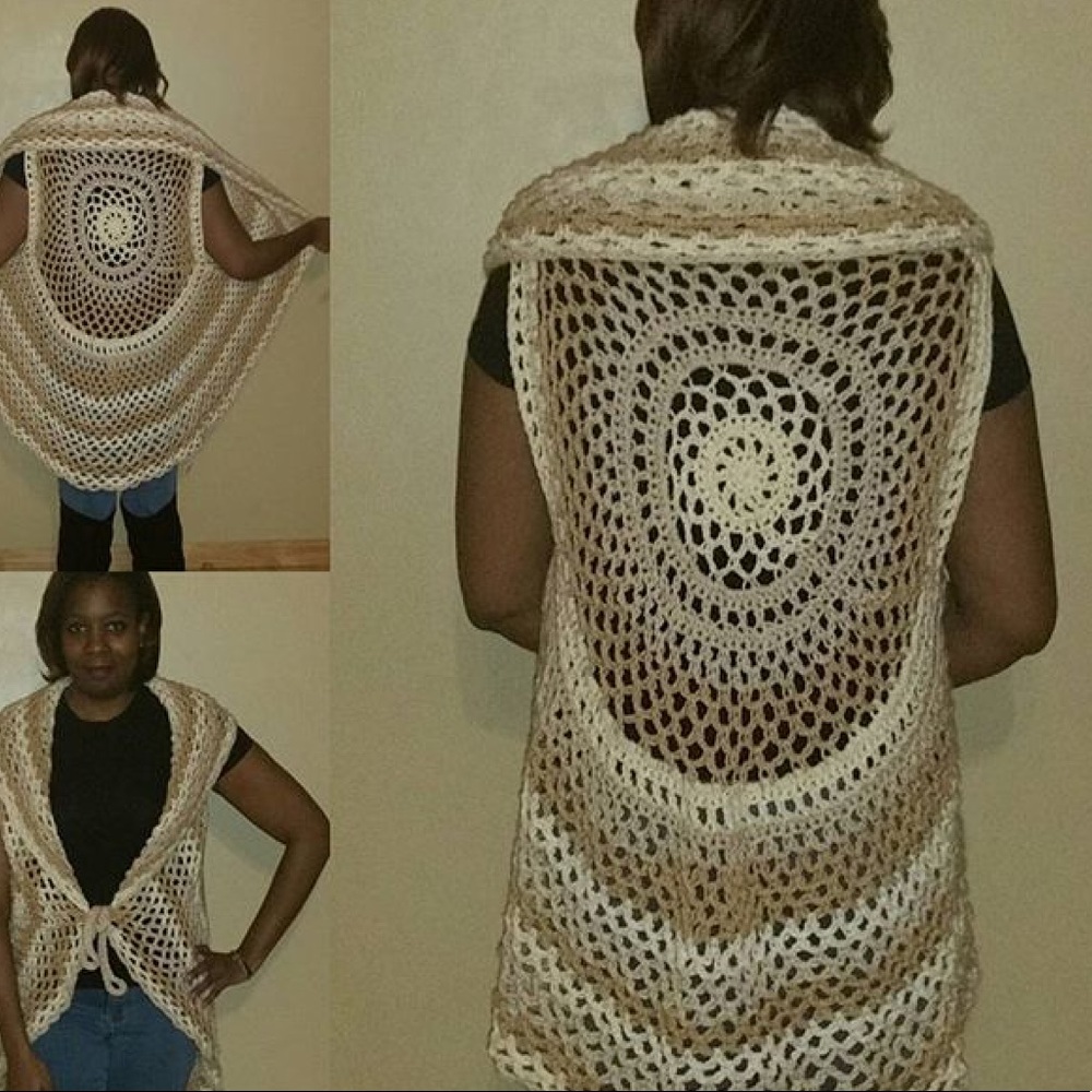 Crochet vest
