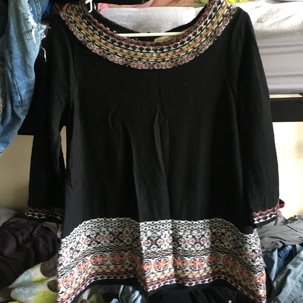 ANTHROPOLOGIE 3/4 sweater