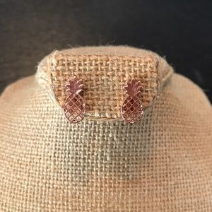 🆕Rose Gold Pineapple Earrings