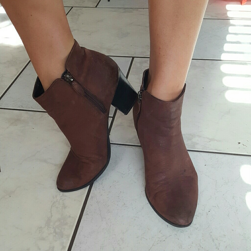 Franco Sarto leather booties