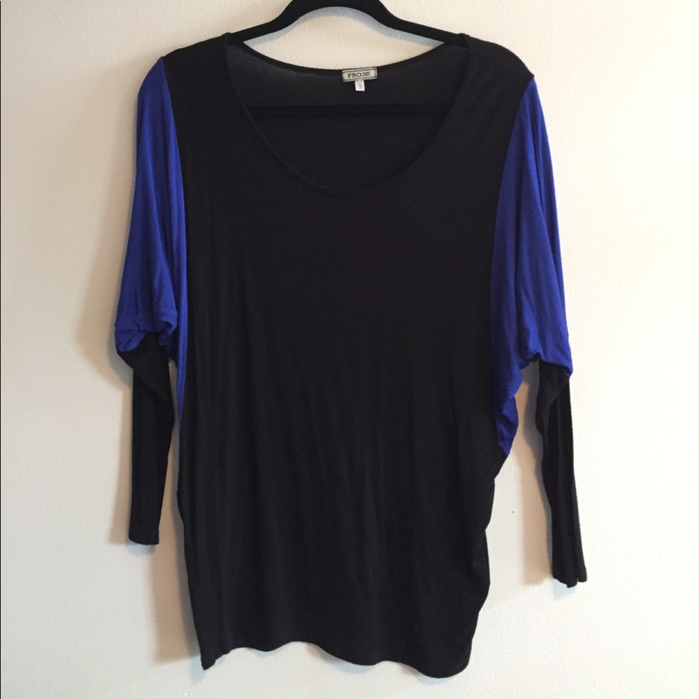 Black long sleeve top
