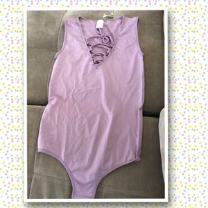 Purple Body Suit