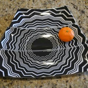 Missoni Other - Missoni Zig Zag Serving Platter Set of 3 Missoni Other - Missoni Zig Zag Serving Platter Set of 3
