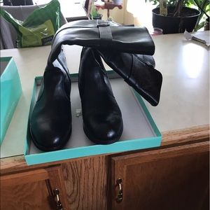 Women's Tall Black Boots. New in box