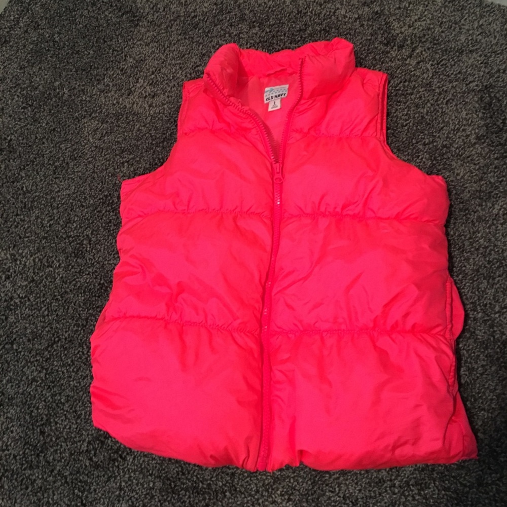 Girls puffer vest Large