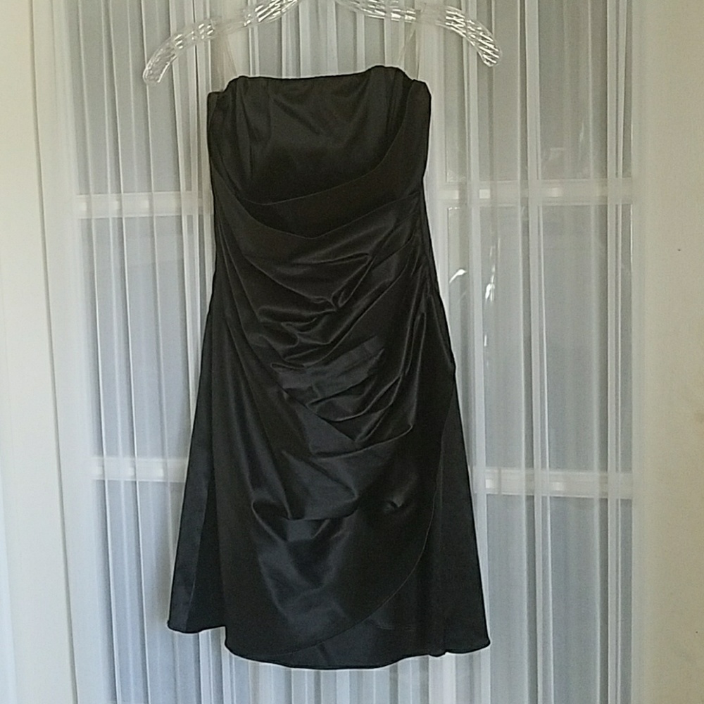 Little Black Strapless Dress