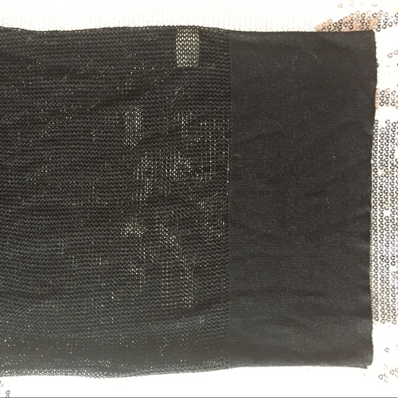 Black Mesh EXPRESS Mesh Shirt/Dress/Coverup - Picture 4 of 5