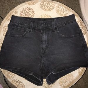 Levi's high waisted shorts size 27