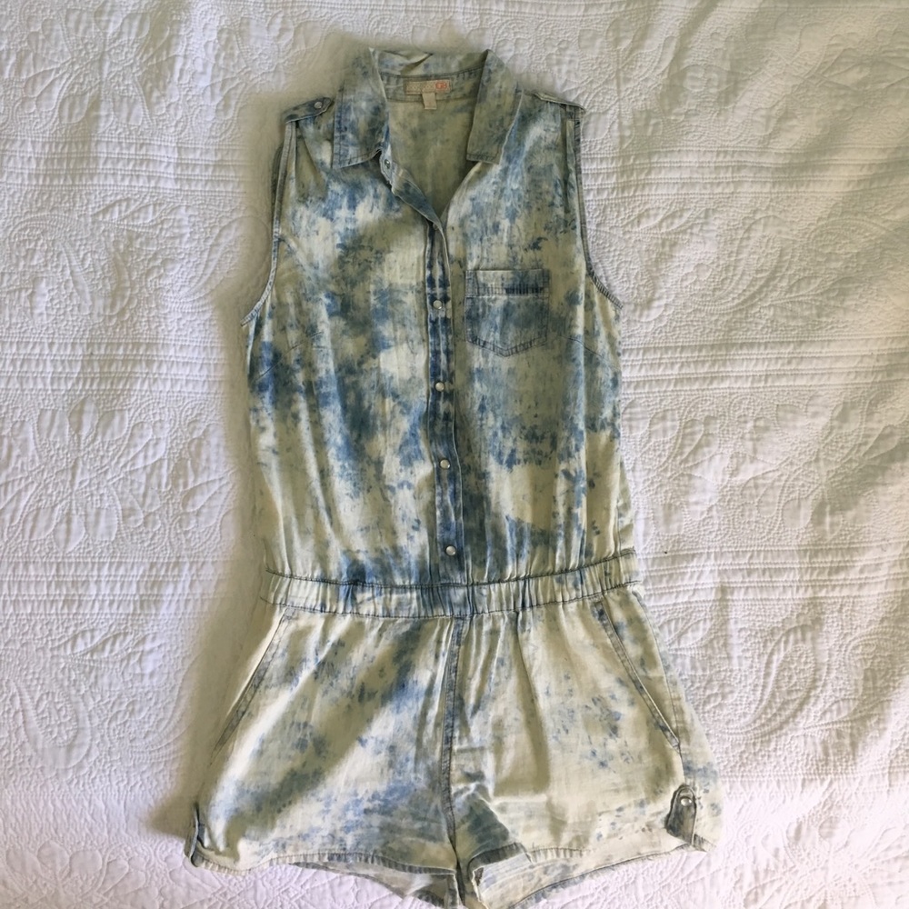 Gianni Bini Acid Wash Romper