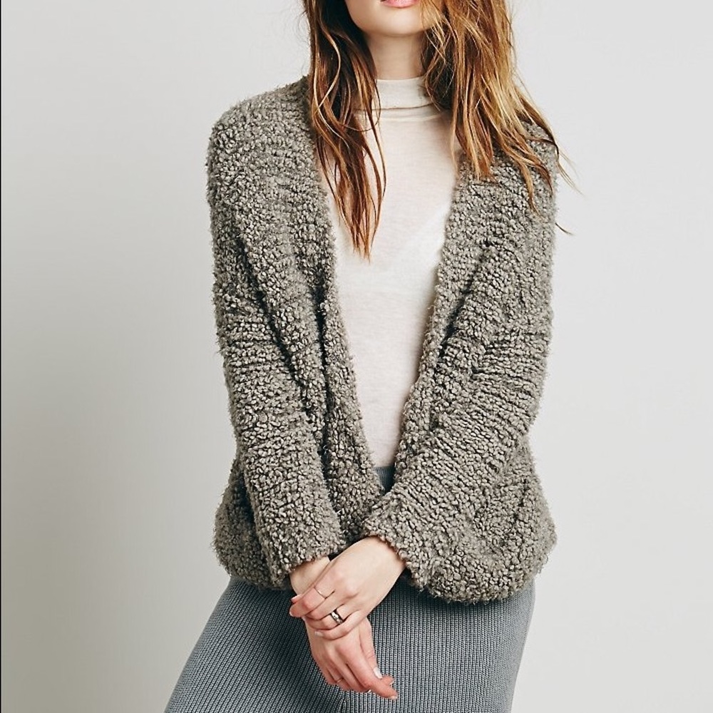 Free People Marshmallow Sweater Jacket