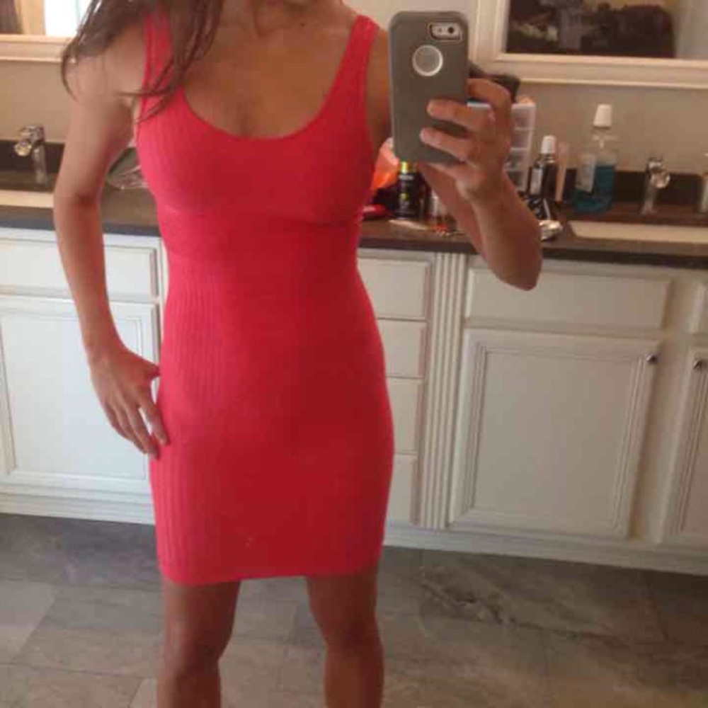 Arden B coral dress !