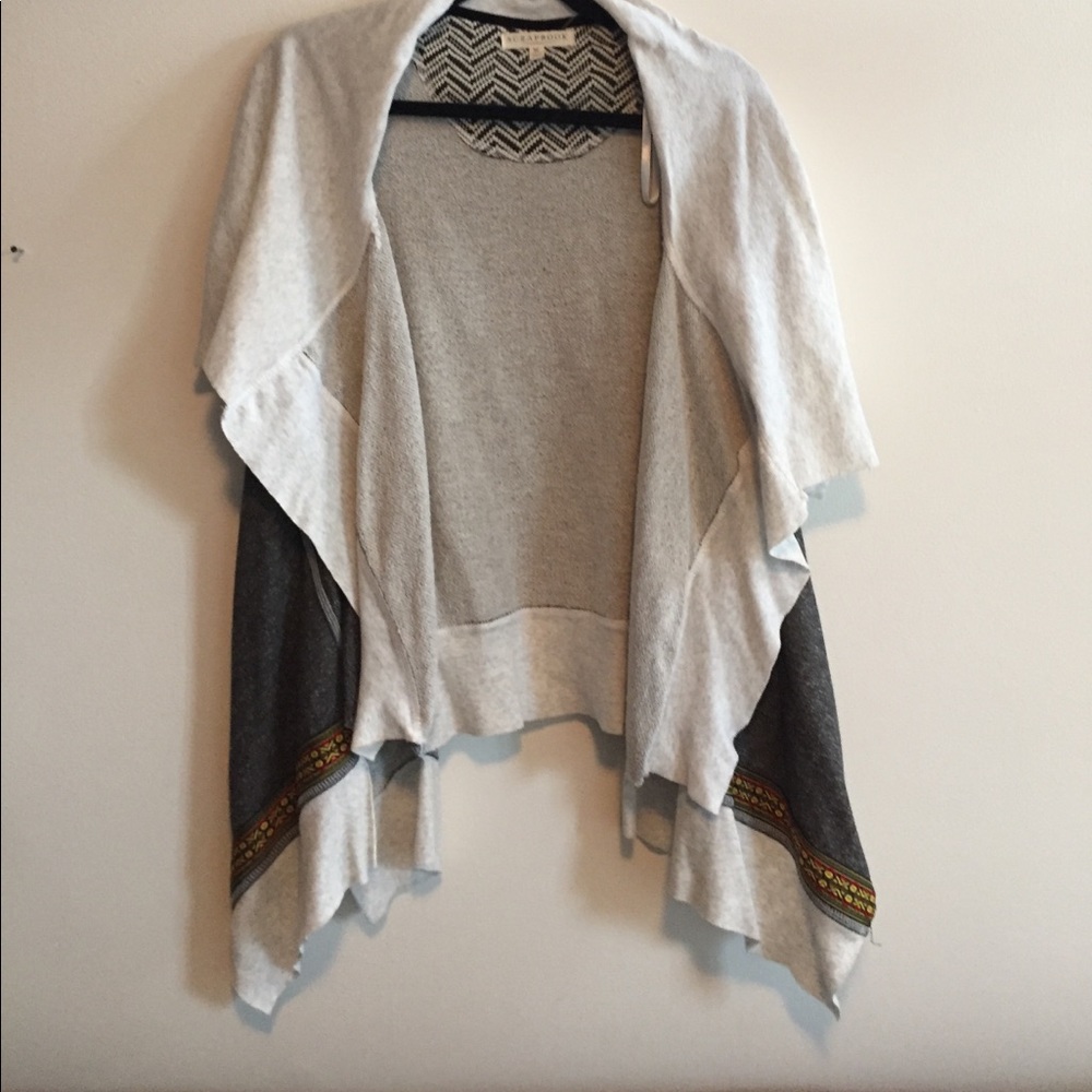 Cardigan with tribal detail