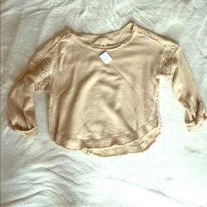 Free People cropped sweatshirt