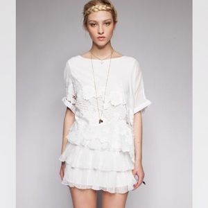 New! little white boho dress pixie market sz m🔥