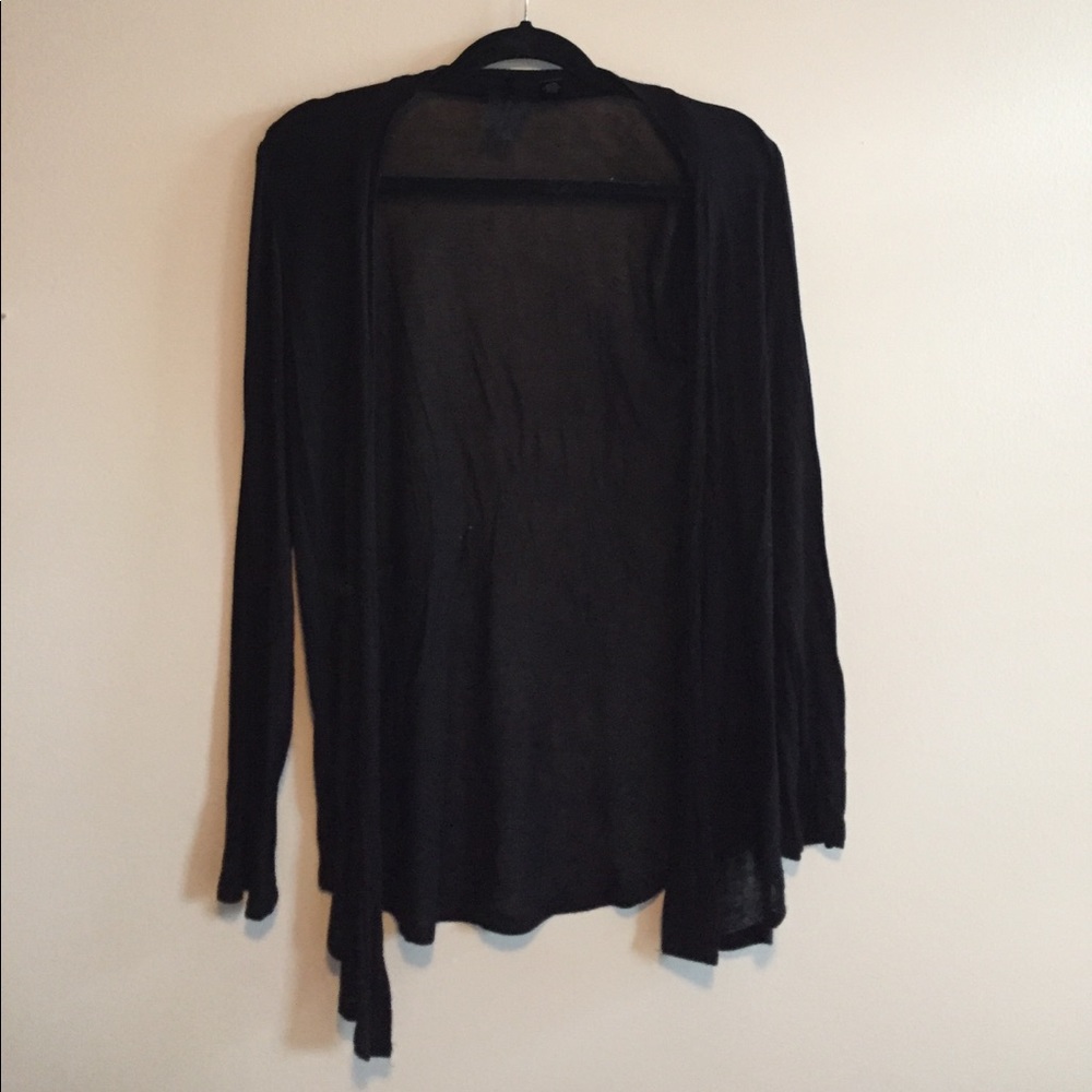 Black cardigan