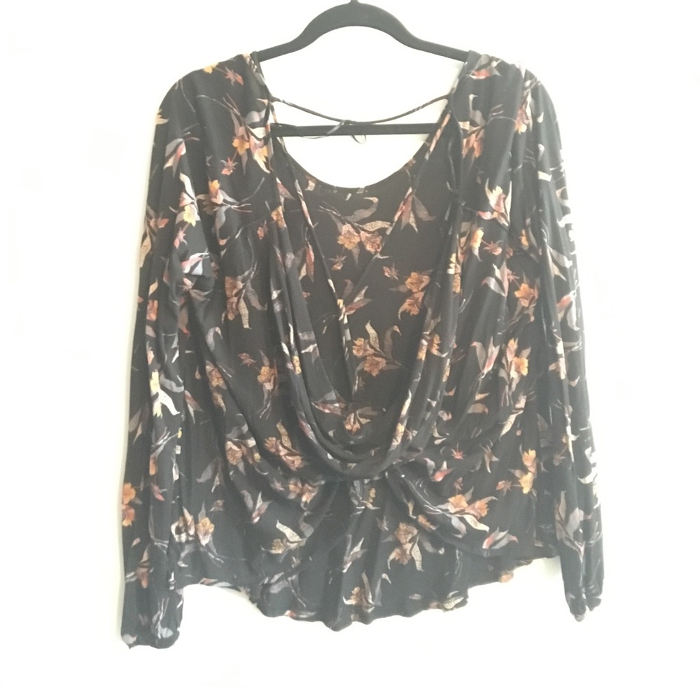 Free People Blouse with Open Back