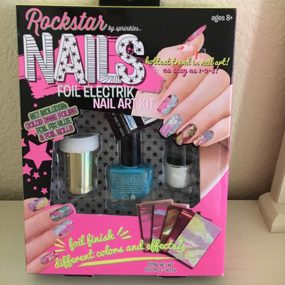 rockstar NAILS Foil Electric Nail Art Kit!