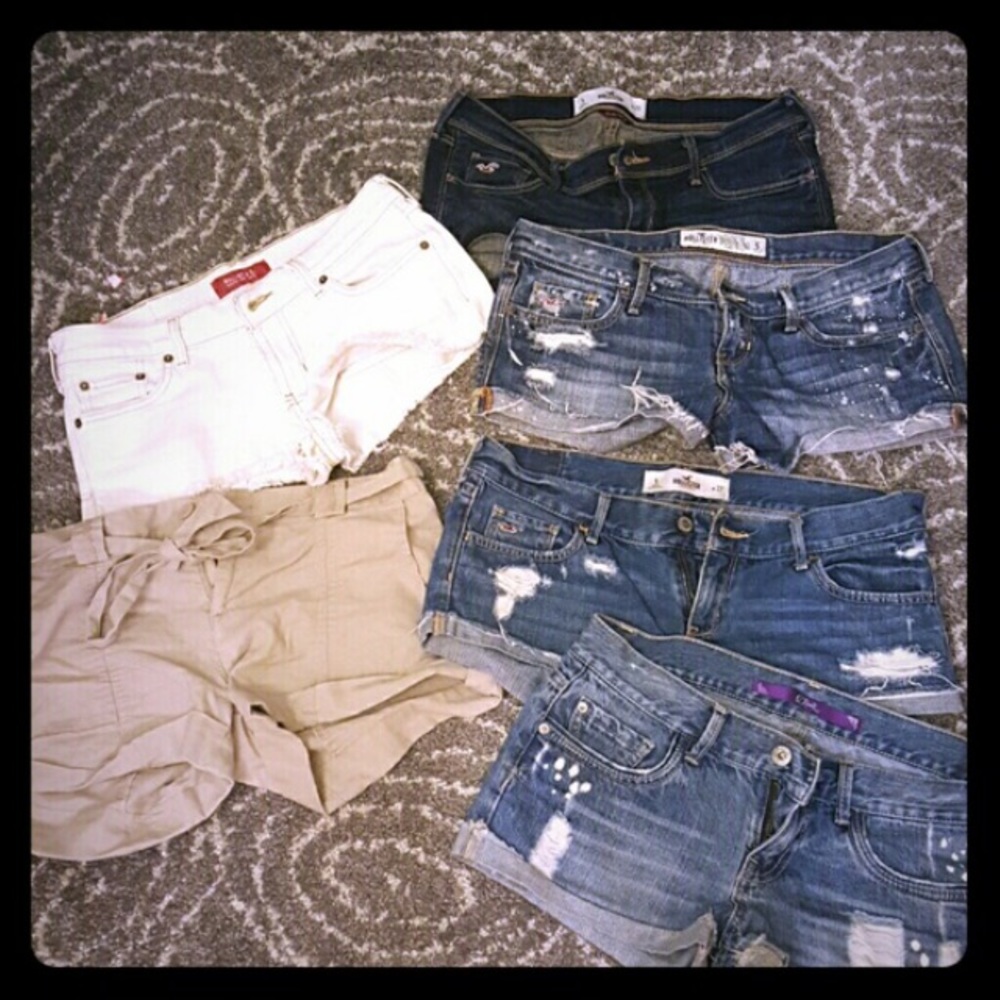 4 hollister shorts