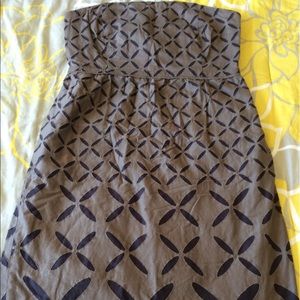 J Crew Strapless Eyelet Dress Sz 6