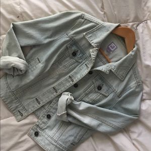 Light wash jean jacket