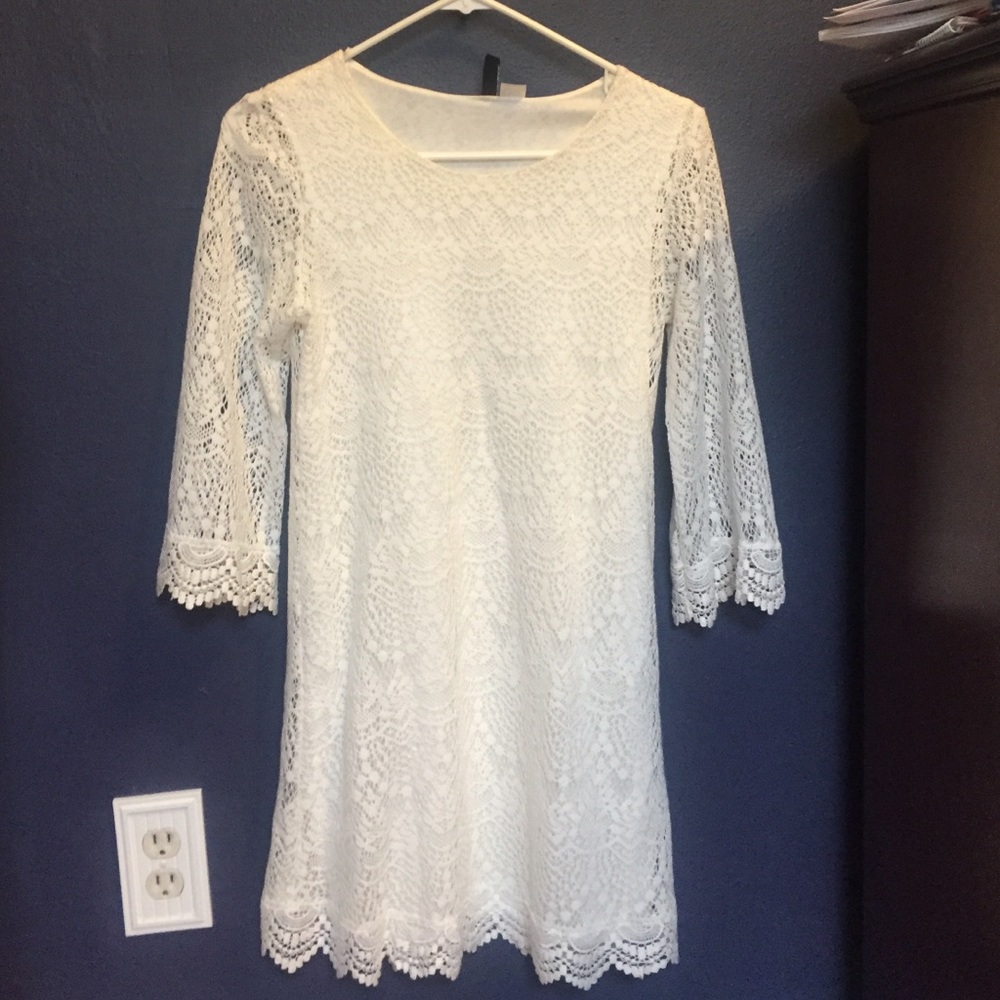 White Lace Dress
