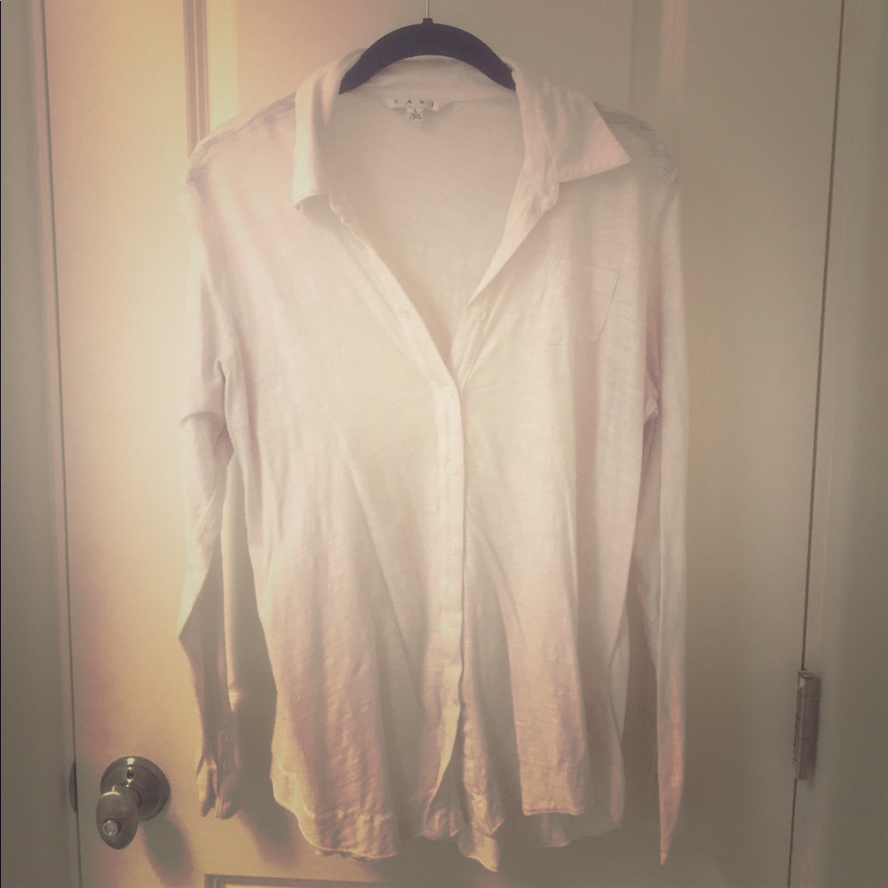 Cream button down