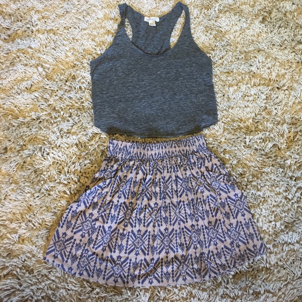 🔹 Forever 21 Print Skirt 🔹