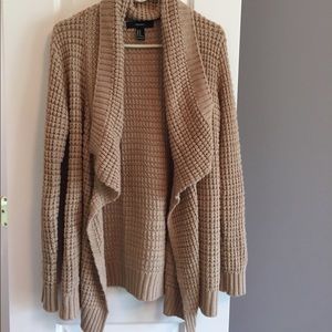 Tan Forever 21 Cardigan