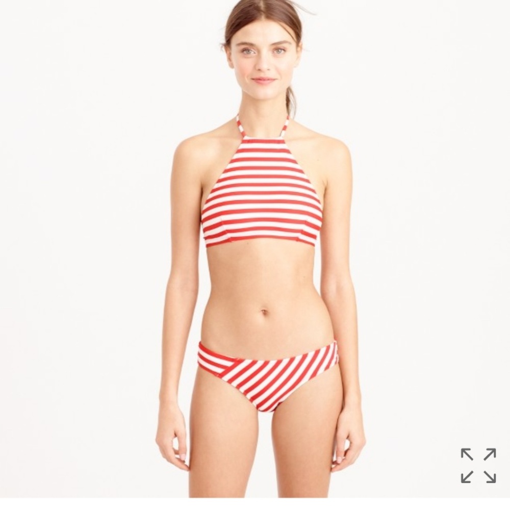 Jcrew halter Bikini in Green