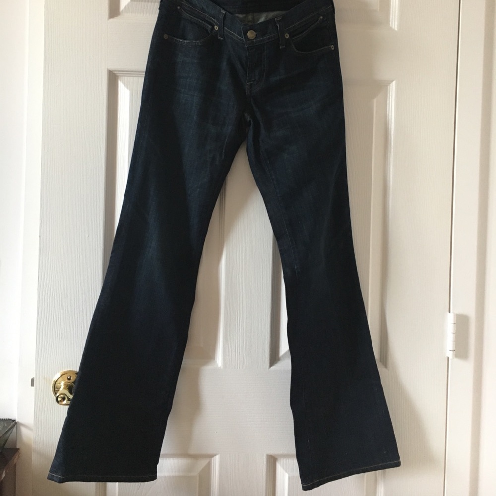Citizens of humanity dark blue boot cut jeans