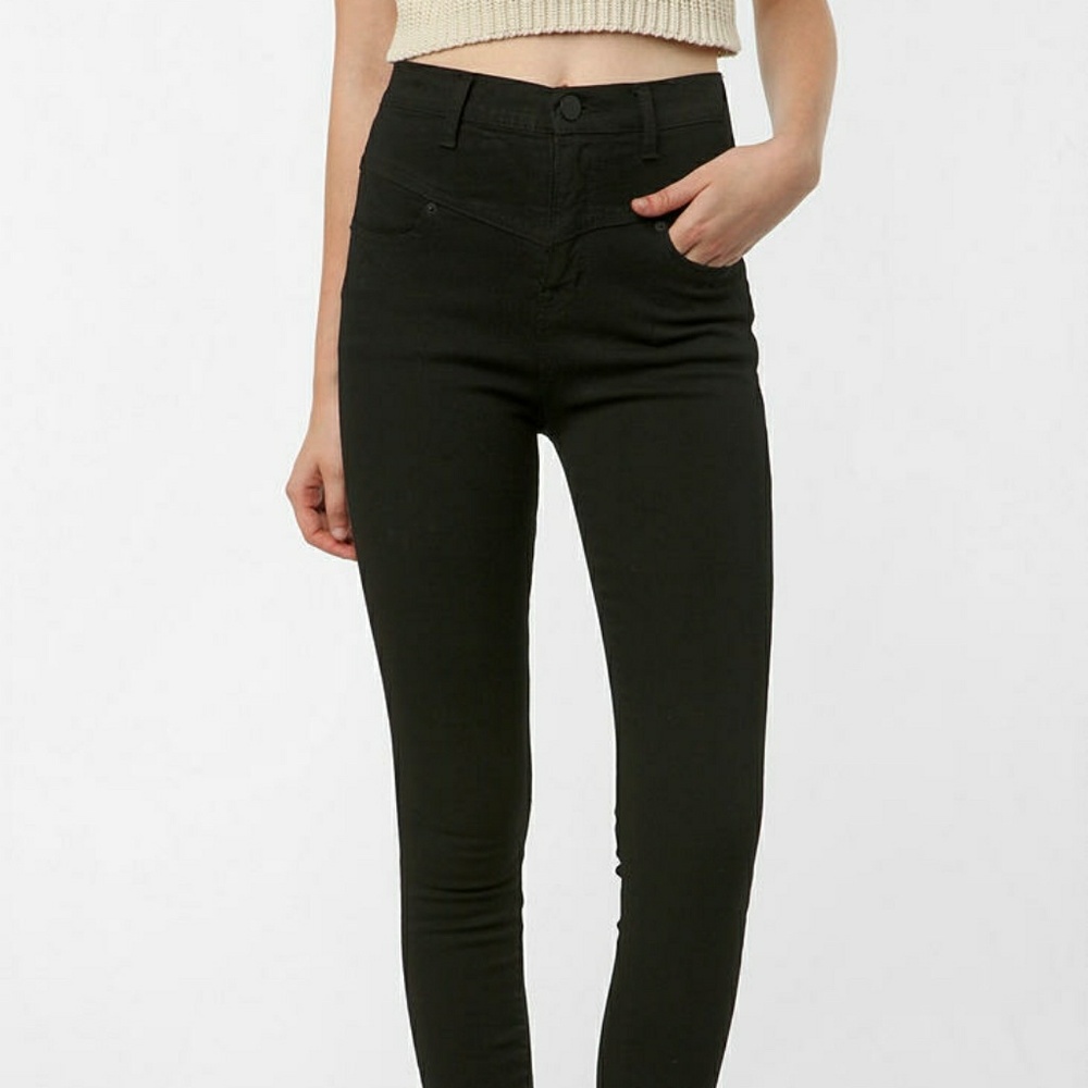 BDG high-rise seamed skinny jeans
