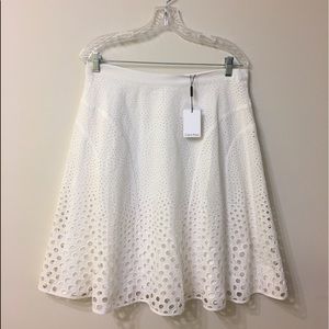Calvin Klein white off skirt never used ✨