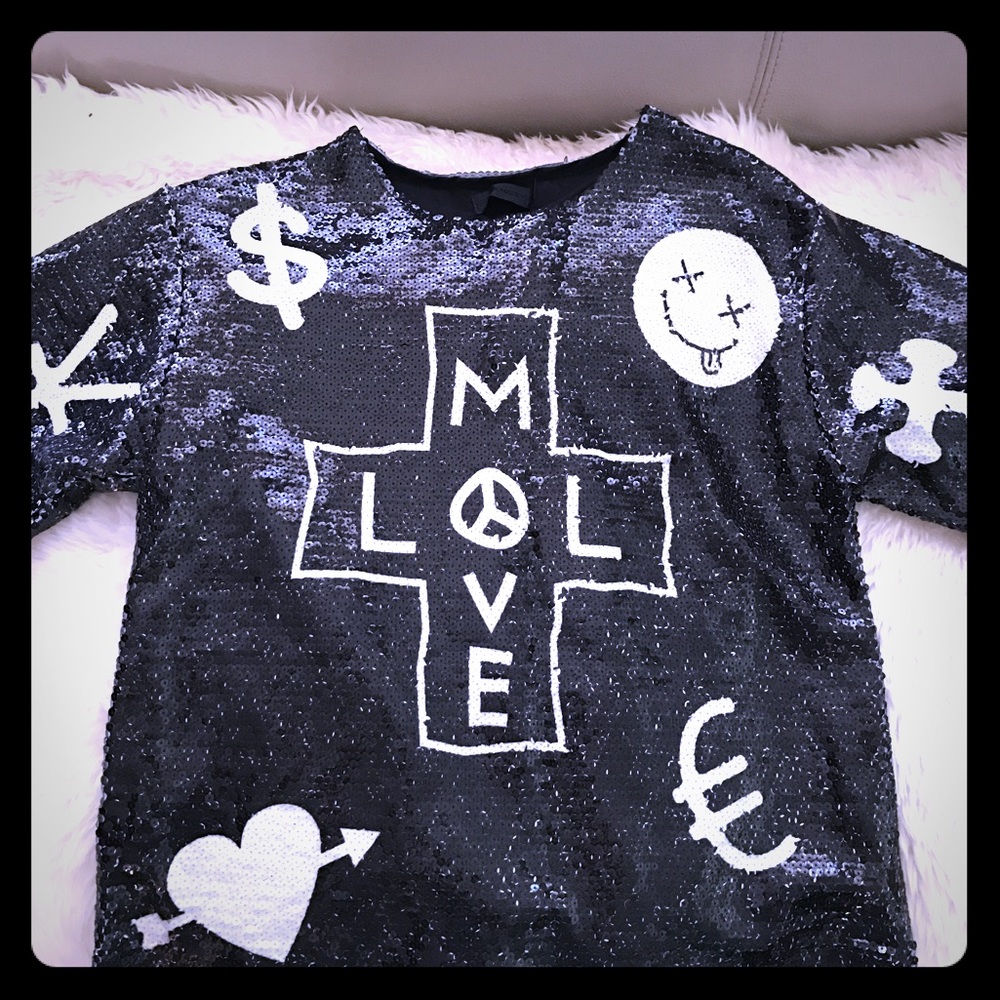 Stylenanda sparkle fashion shirt