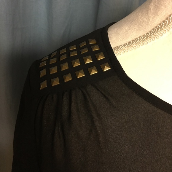 Never worn! Sheer black shirt - Picture 3 of 4