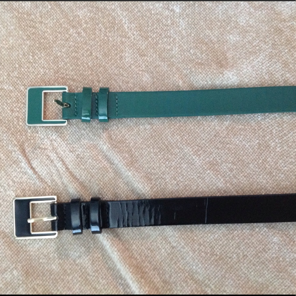 Patent Leather Belts Bundle