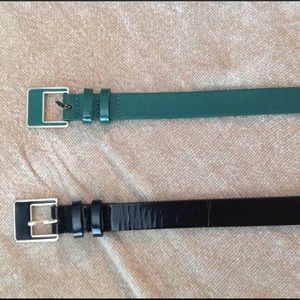 Patent Leather Belts Bundle