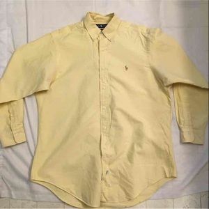Polo button down shirt size men's medium