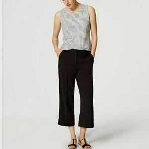 Ann Taylor curvy crop black pants